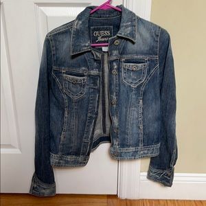 Guess (M) Distress Jean Jacket